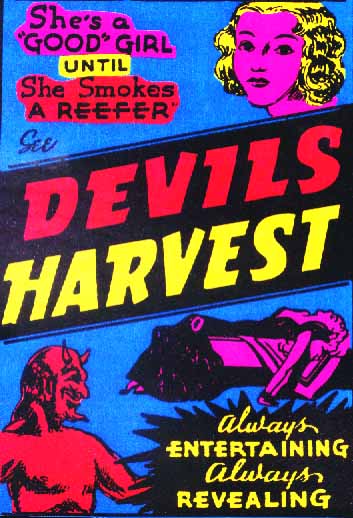 movie poster, 'Devils Harvest'