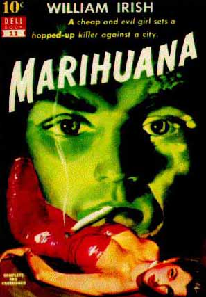Dime novel cover, 'Marihuana'