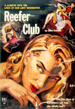 Book cover, 'Reefer Club'