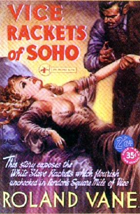 Book cover, 'Vice Rackets of Soho'